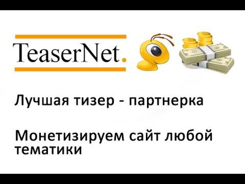 Рекламная сеть TeaserNet (Тизернет)