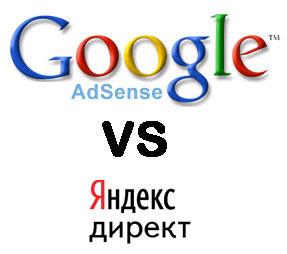 Сравнение Google Adsence vs Яндекс Директ