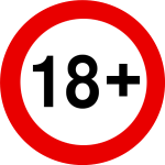 Клипарт png прозрачные значки 18+. Вариант 1